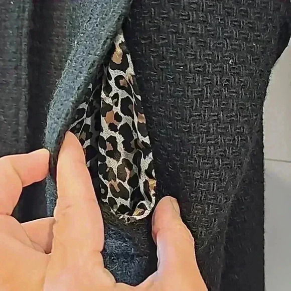 Marvin Richards black wool long pea coat. Size Small sku0048 - Picture 3 of 9